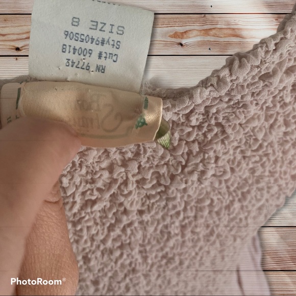 Vintage Bonnie Strauss vintage Y2K babydoll maxi dress sz8 - Picture 6 of 7